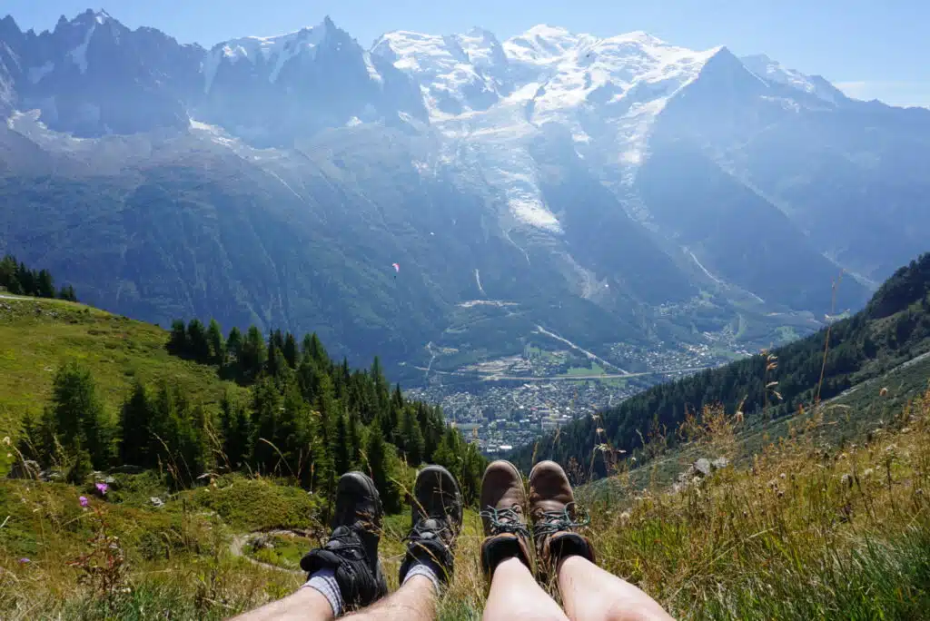 Summer hiking in Chamonix