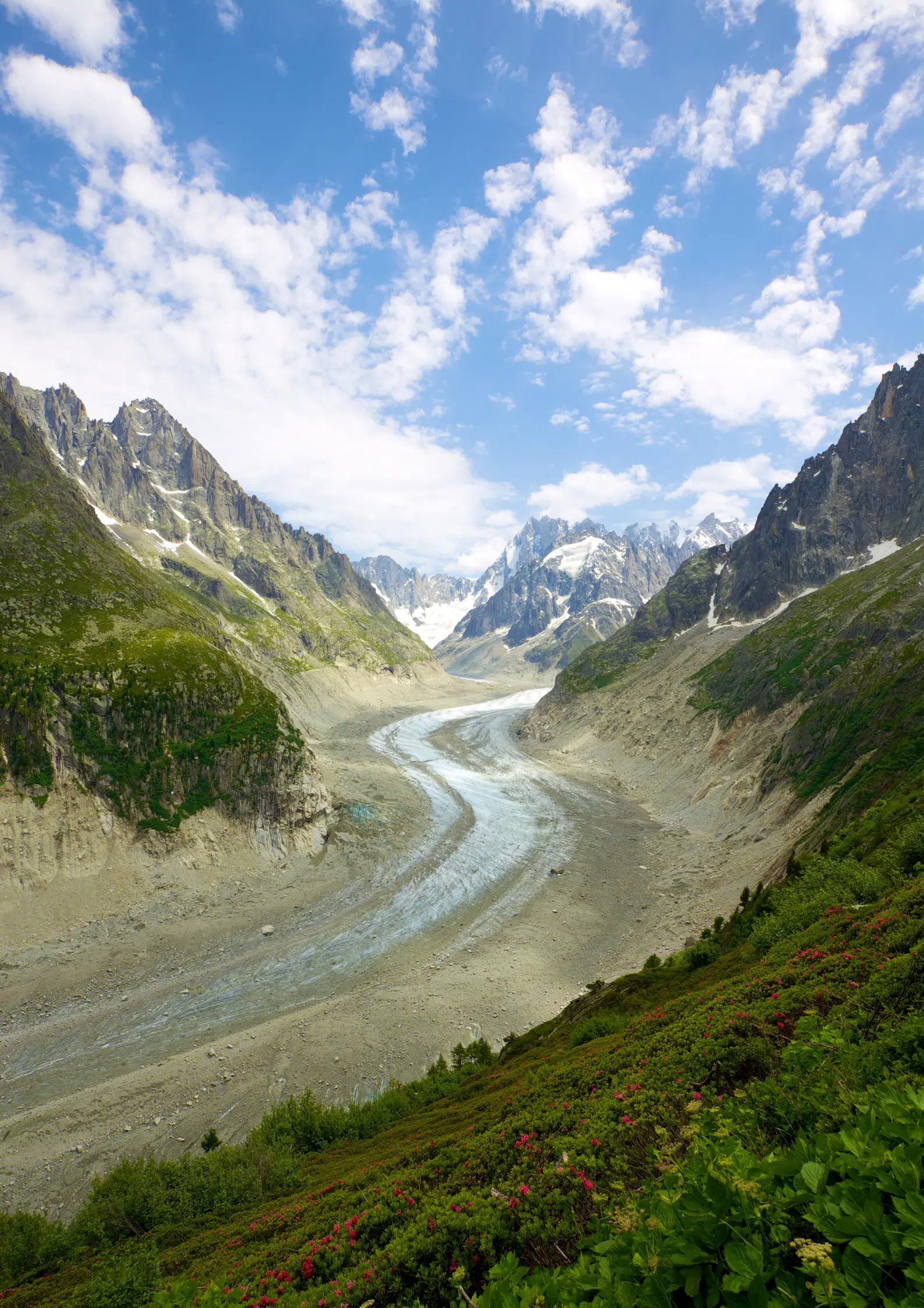 Mer de Glace, Chamonix in summer