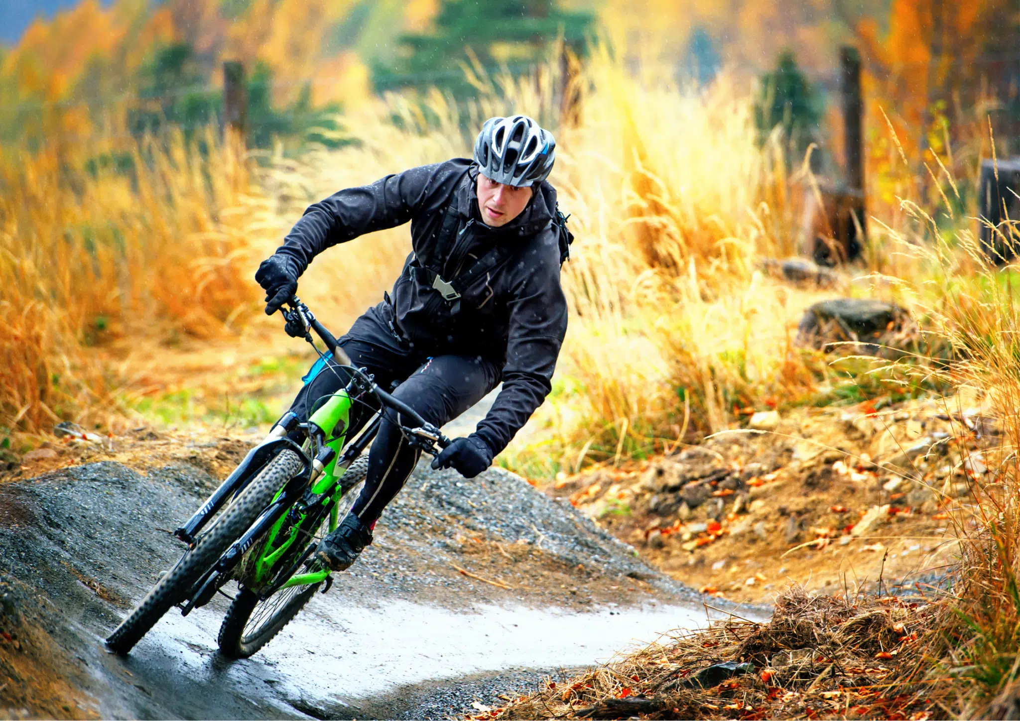 Mountain Biking in Autumn