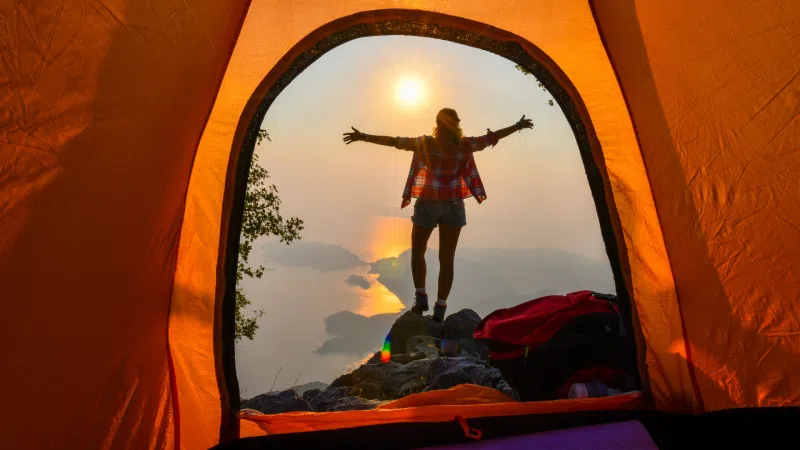 Tent with a view