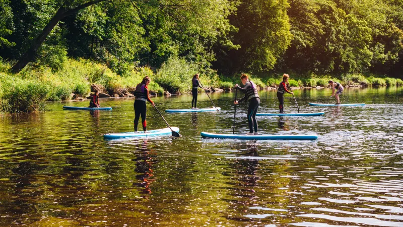 Paddleboarding in the UK
