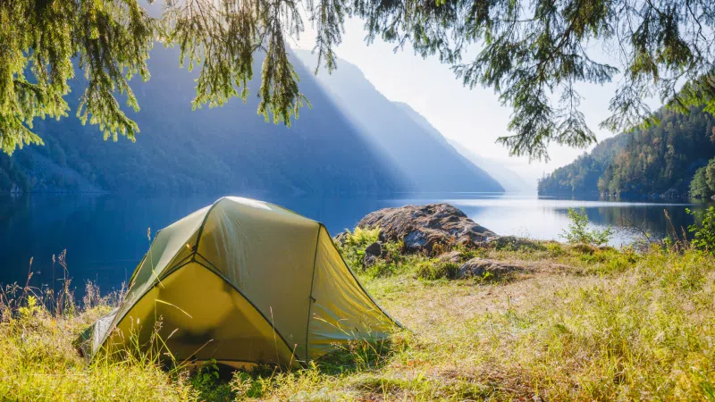 Wild Camping scene